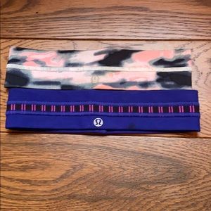 Two lululemon headbands